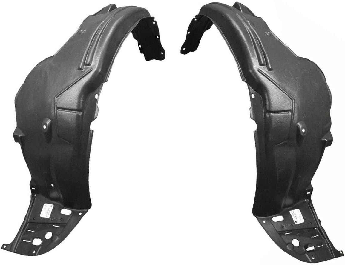 Fender Liner Set w/Clips For 2013-2015 Accord Sedan Front Driver & Passenger Side - Image 2