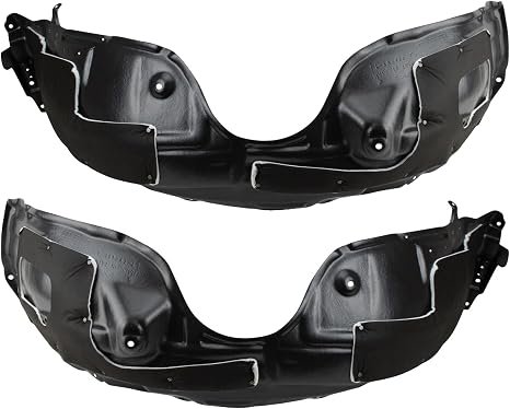 TRQ Front Driver and Passenger Side Inner Fender Liner Set | For 2013-2018