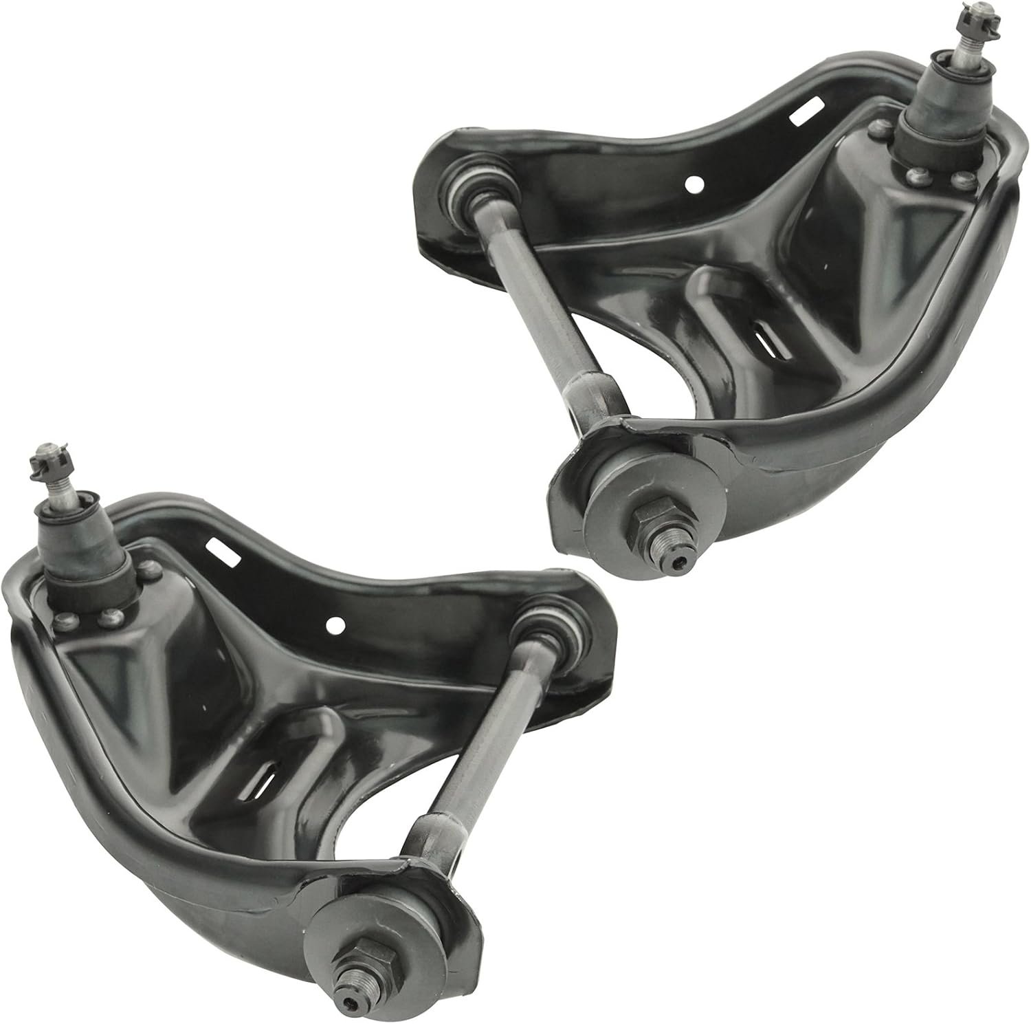 TRQ Front Upper Driver and Passenger Side Control Arm and Ball Joint Set 2 | For 82-03 Chevrolet S10 RWD 95-05 Blazer RWD 91-03 GMC Sonoma 92-01 Jimmy 98-00 Isuzu Hombre
